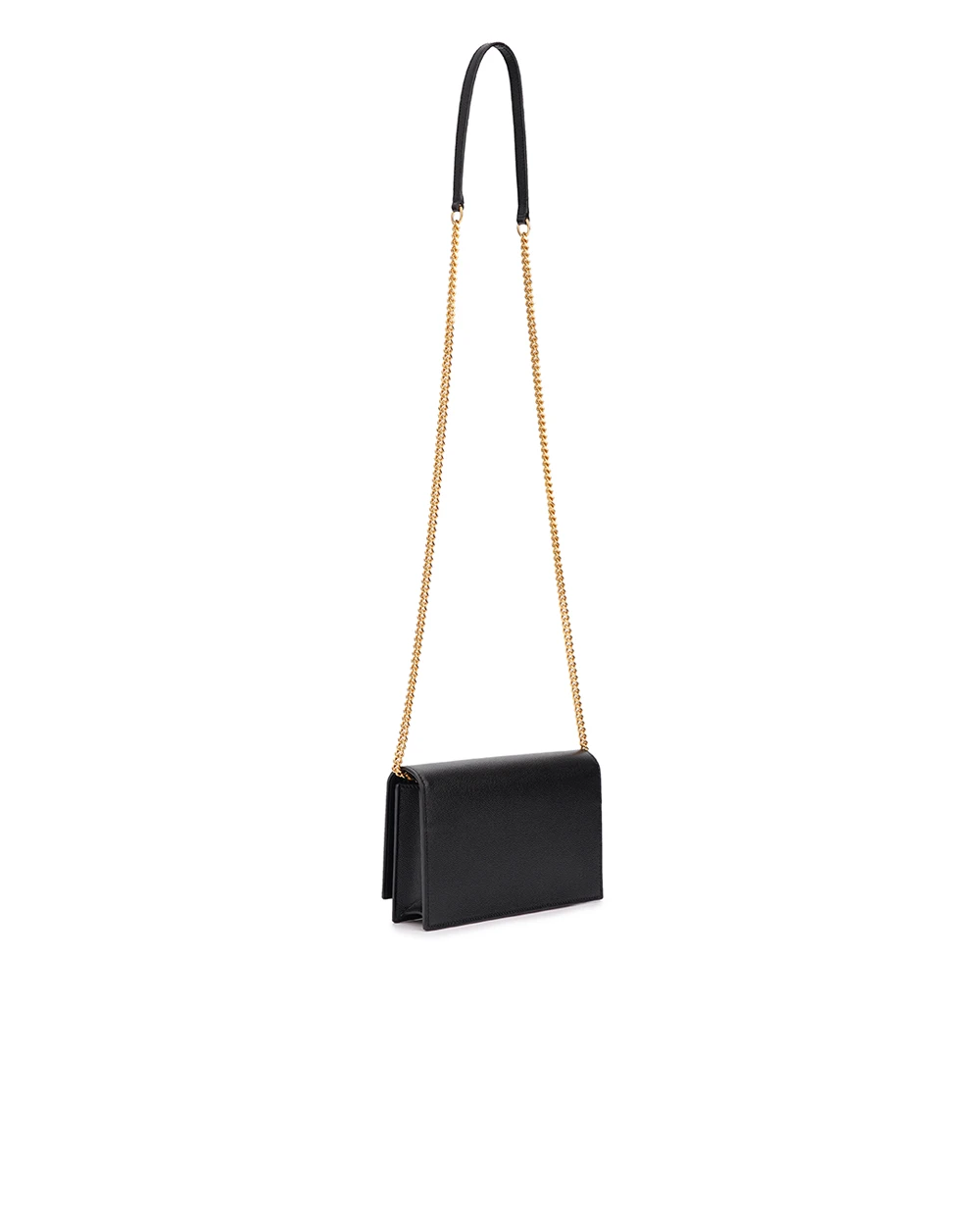 Кожаная сумка Grain De Poudre Saint Laurent 742833-BOW0J, черный цвет • Купить в интернет-магазине Kameron