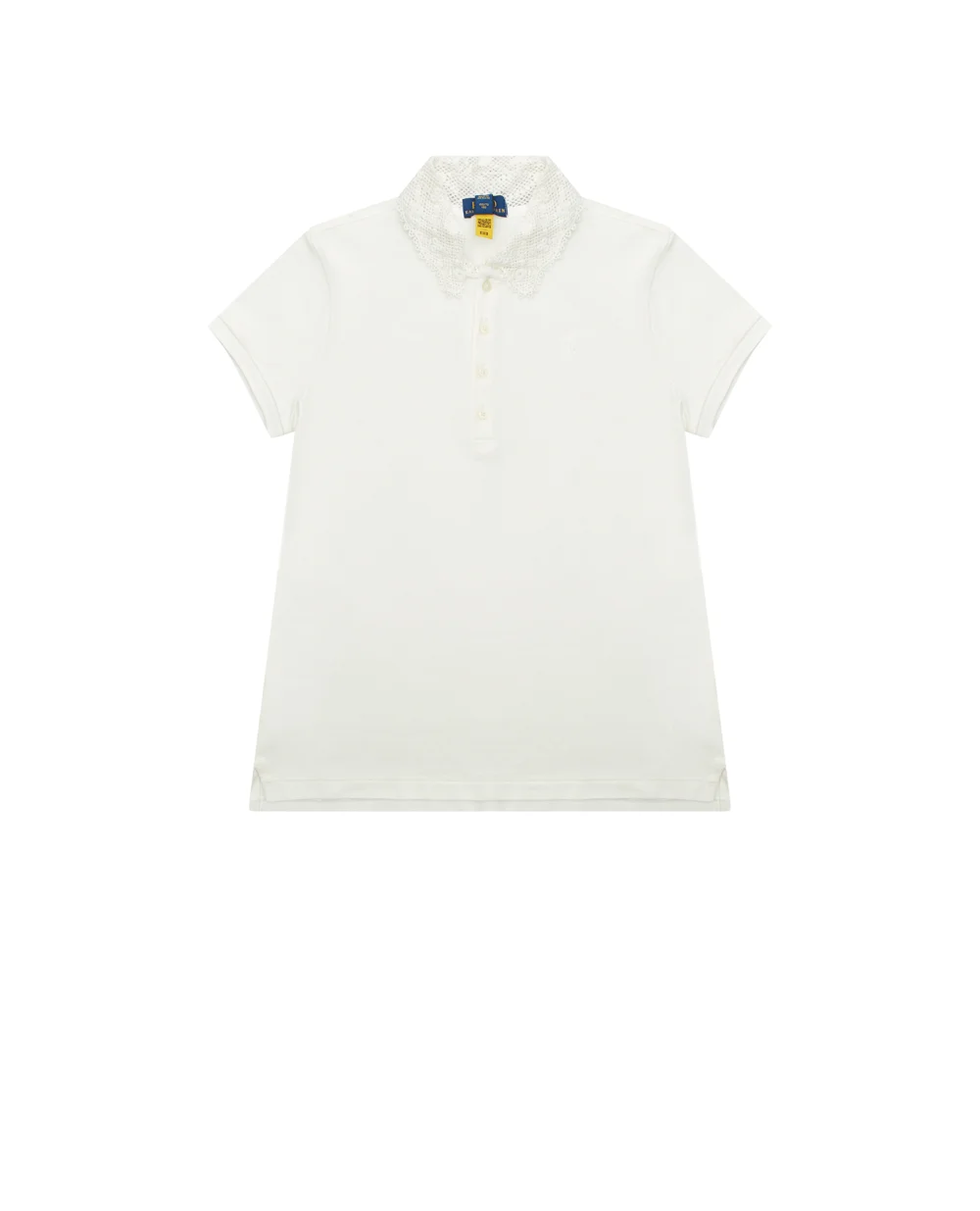 Детское поло Polo Ralph Lauren Kids 313901053001, белый цвет • Купить в интернет-магазине Kameron