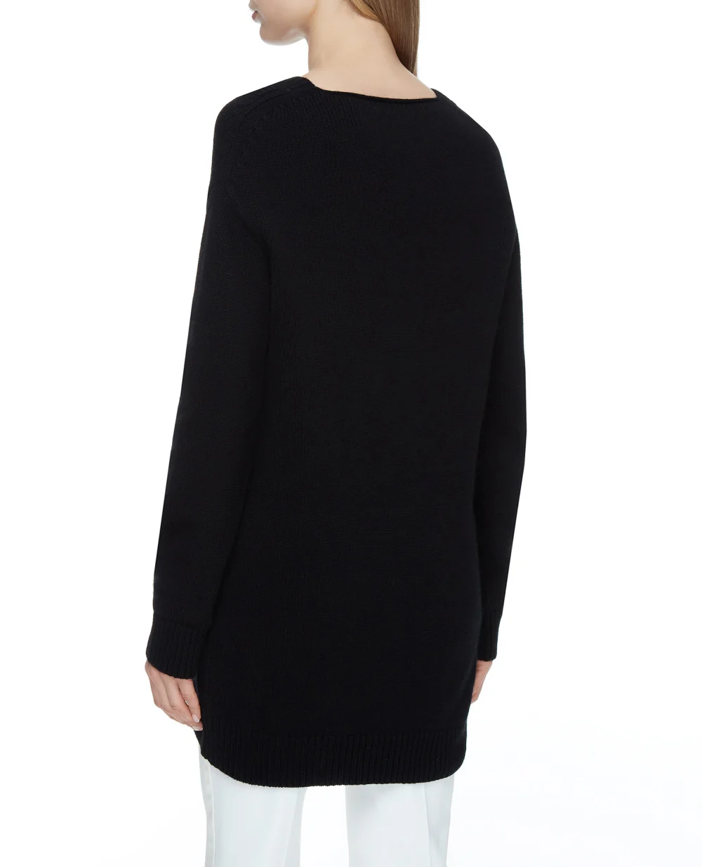Кашемировый пуловер Saint Laurent 637299-YALJ2, черный цвет • Купить в интернет-магазине Kameron