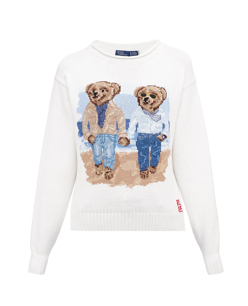 Свитер Polo Bear Polo Ralph Lauren 211935308001, белый цвет • Купить в интернет-магазине Kameron