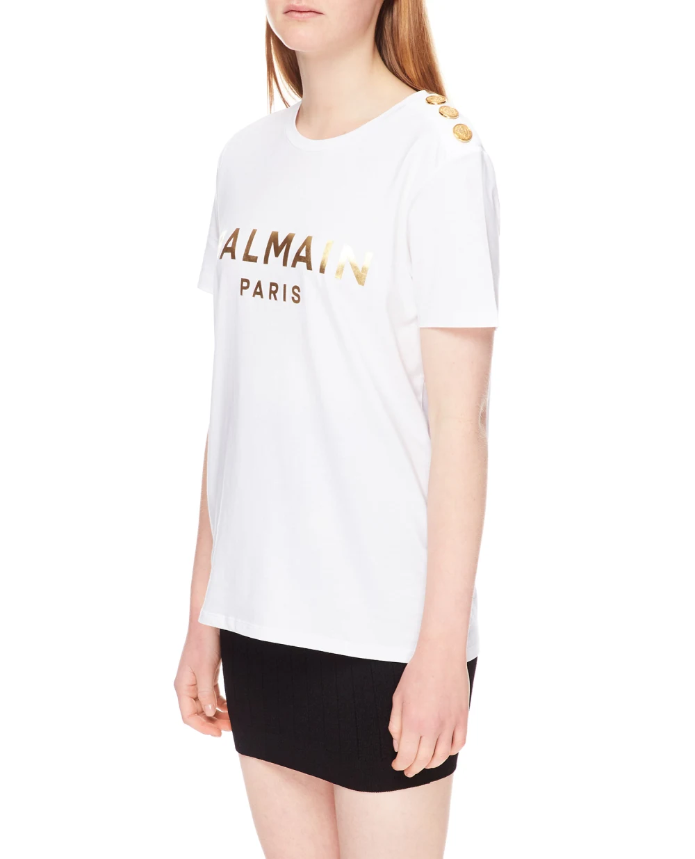 Футболка Balmain YF1EF005BB28, белый цвет • Купить в интернет-магазине Kameron