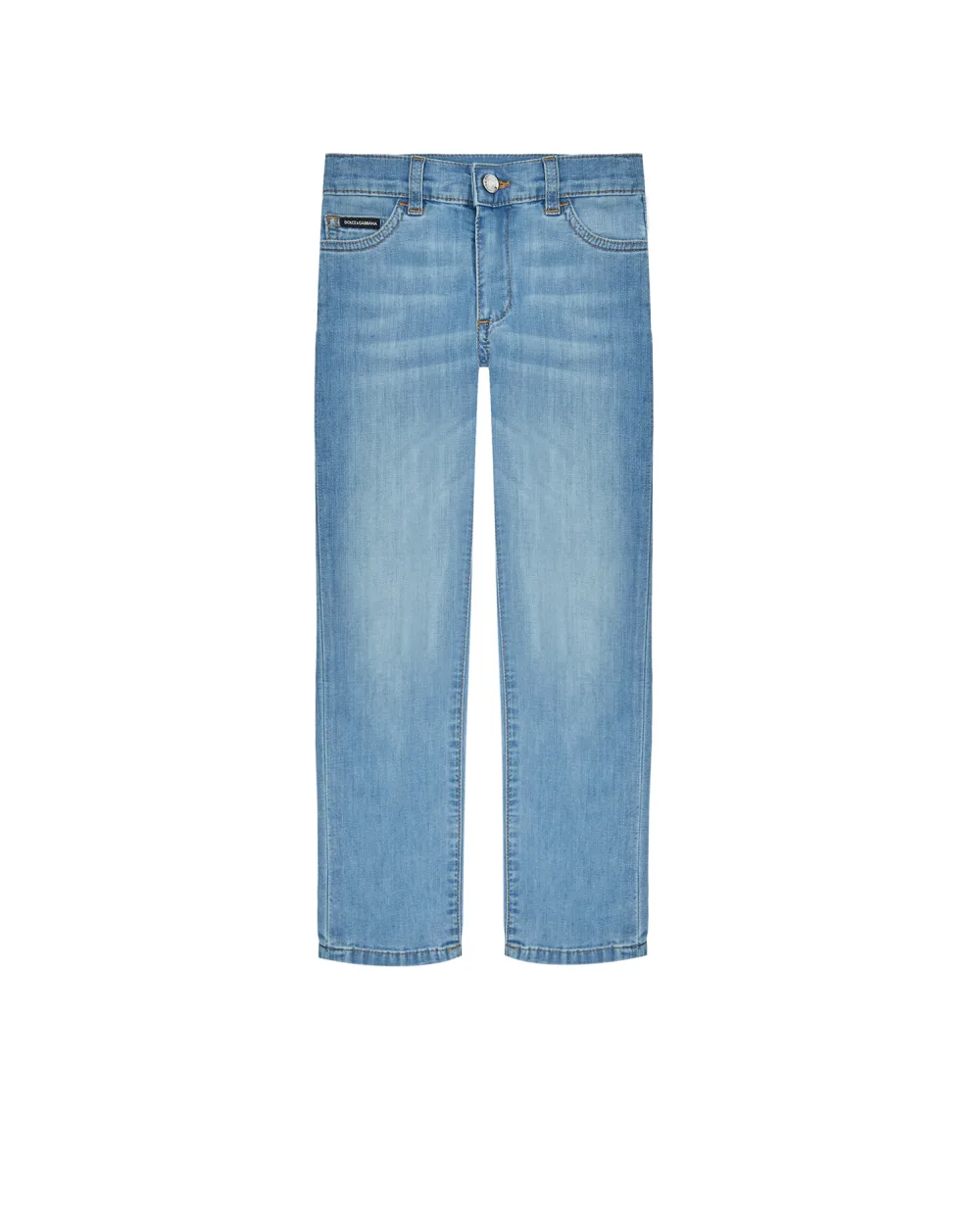 Детские джинсы Dolce&Gabbana Kids L42F15-LD879-S, голубой цвет • Купить в интернет-магазине Kameron