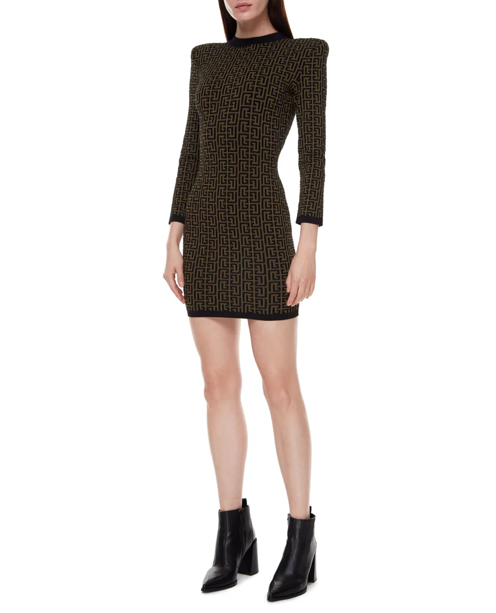 Платье Balmain WF0R8072K253, зеленый цвет • Купить в интернет-магазине Kameron
