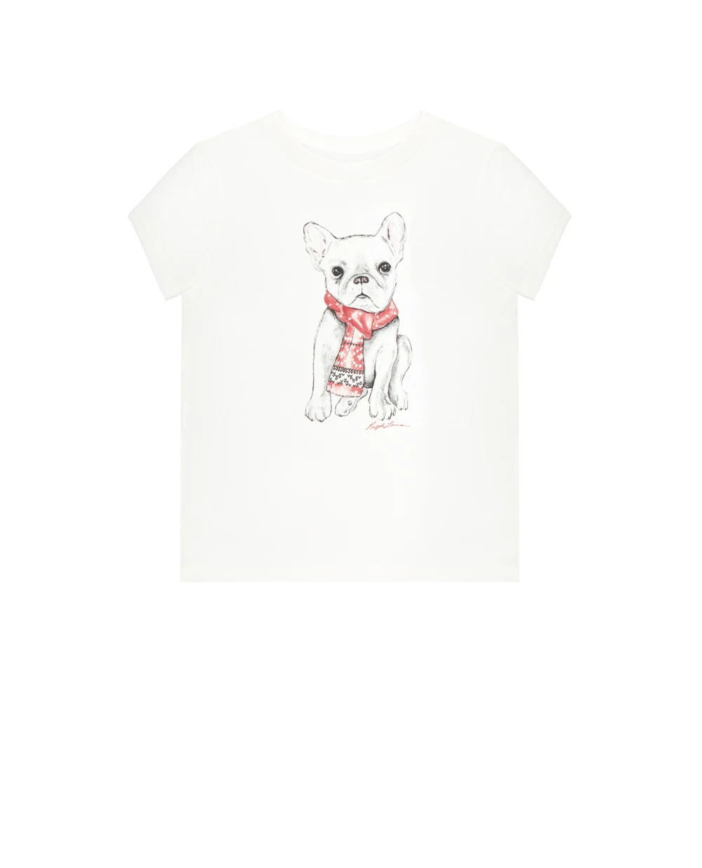 Детская футболка Polo Ralph Lauren Kids 311853363001, белый цвет • Купить в интернет-магазине Kameron