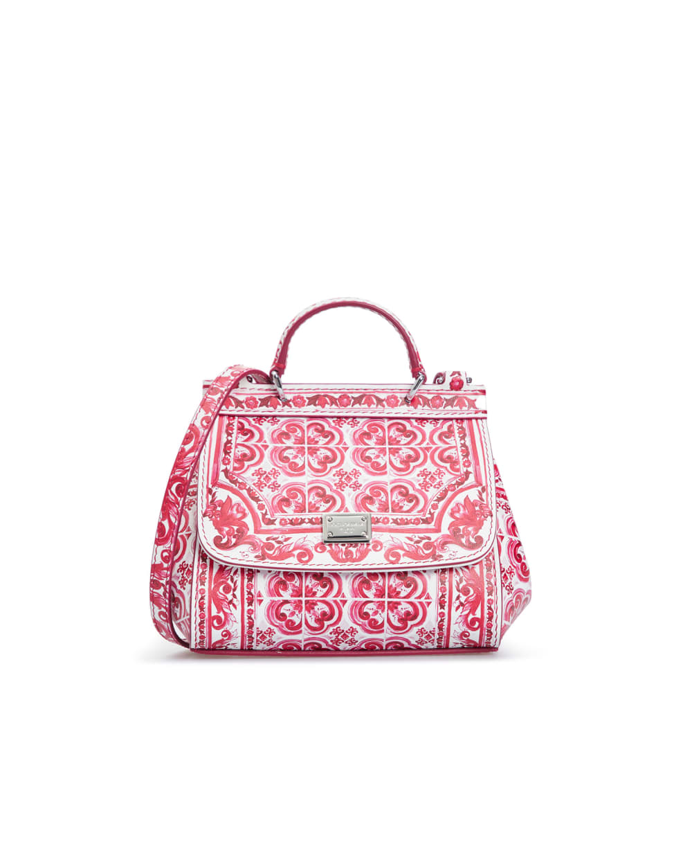 Детская кожаная сумка Sicily mini Dolce&Gabbana Kids EB0003-AC393, разноцветный цвет • Купить в интернет-магазине Kameron