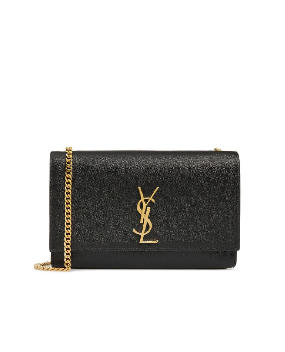 Кожаная сумка Kate Medium Saint Laurent 364021-BOW0J-, черный цвет • Купить в интернет-магазине Kameron