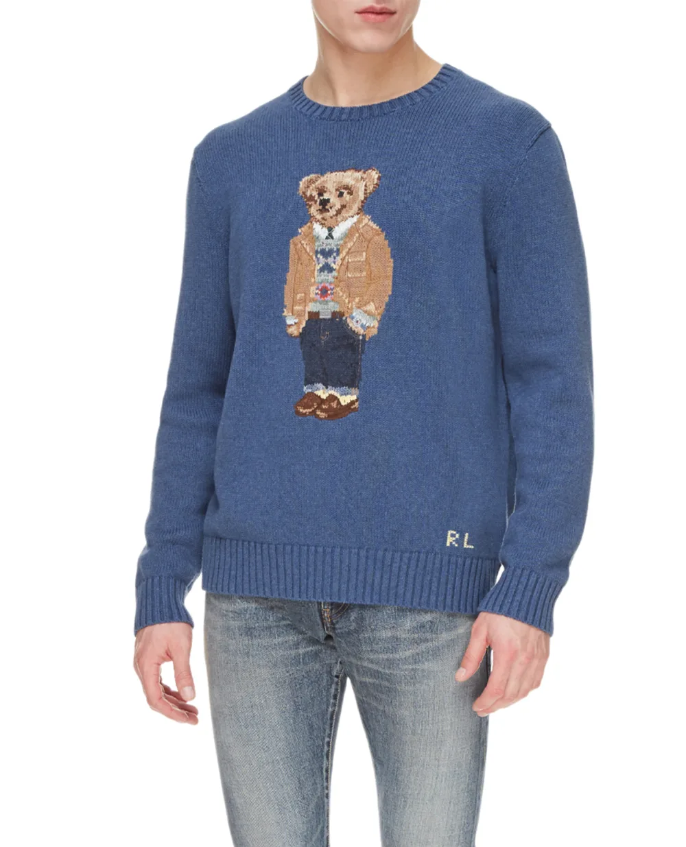 Свитер Polo Ralph Lauren 710822539001, синий цвет • Купить в интернет-магазине Kameron