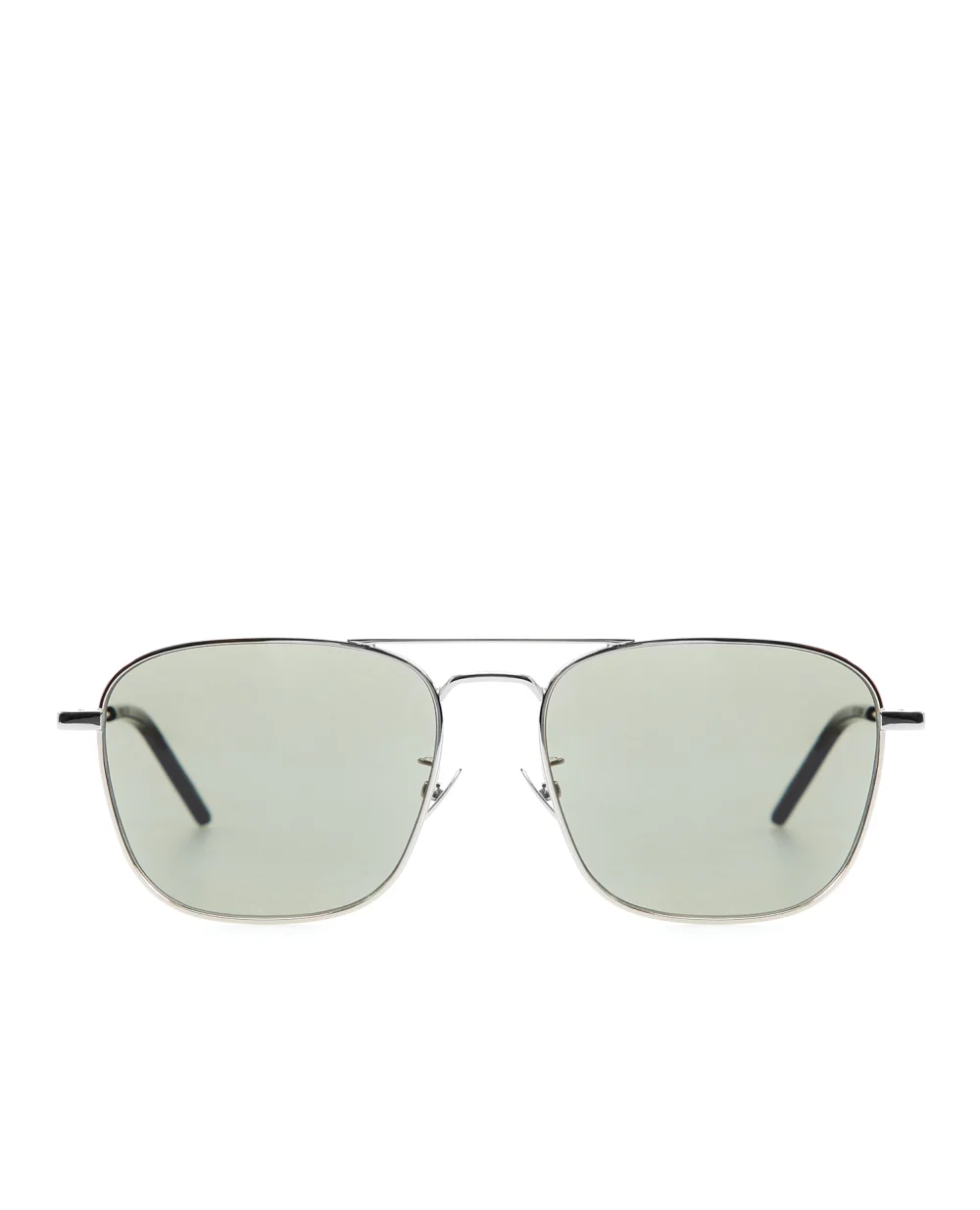 Солнцезащитные очки Saint Laurent 587254-Y9902-, серебряный цвет • Купить в интернет-магазине Kameron
