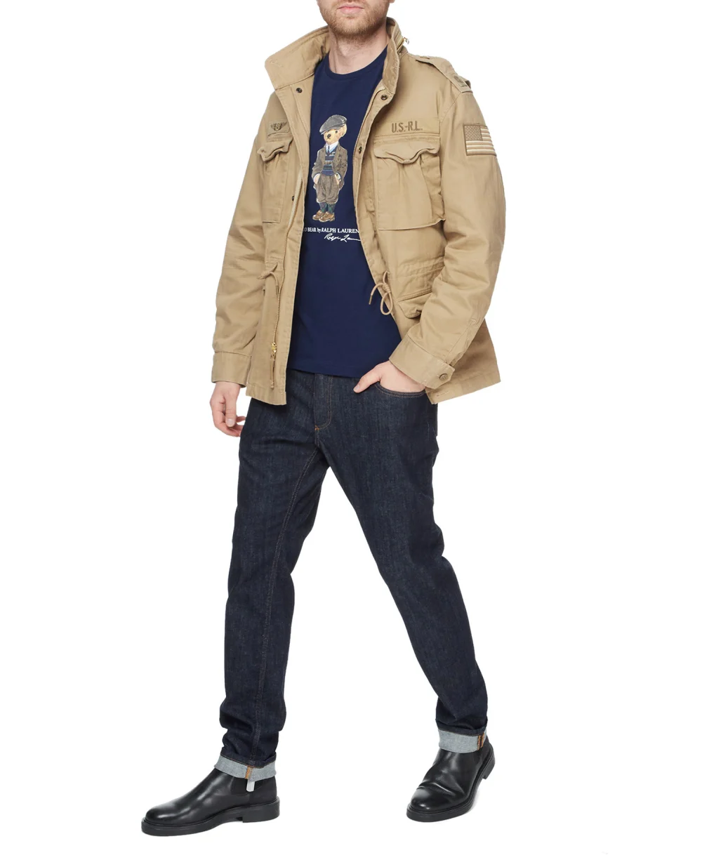 Куртка M65 Field Jacket Polo Ralph Lauren 710847062001, бежевый цвет • Купить в интернет-магазине Kameron