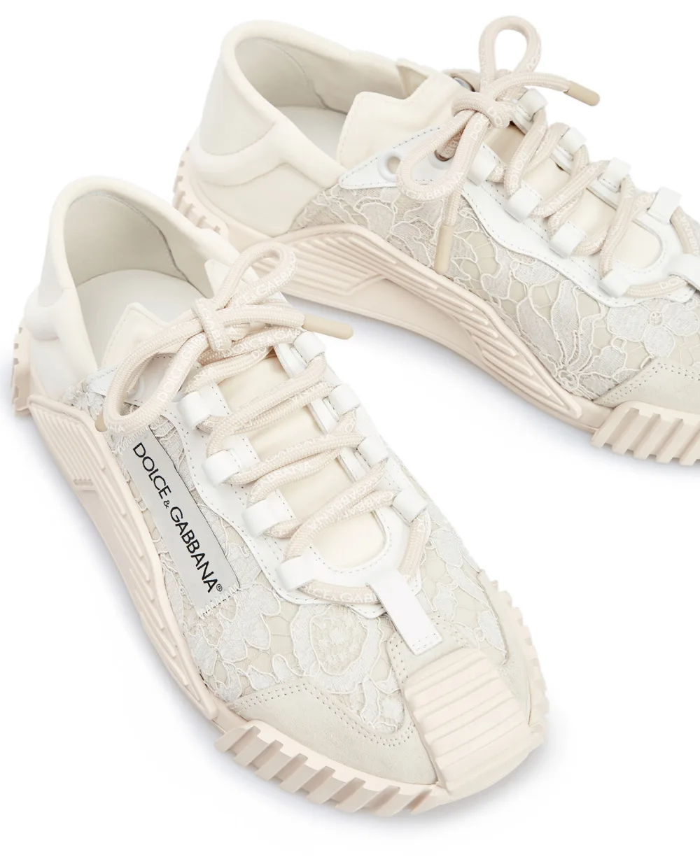 Кроссовки NS1 Dolce&Gabbana CK1754-AX372, бежевый цвет • Купить в интернет-магазине Kameron