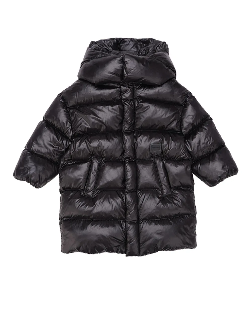 Детская куртка Dolce&Gabbana Kids L4JB4L-G7EK7-B, черный цвет • Купить в интернет-магазине Kameron