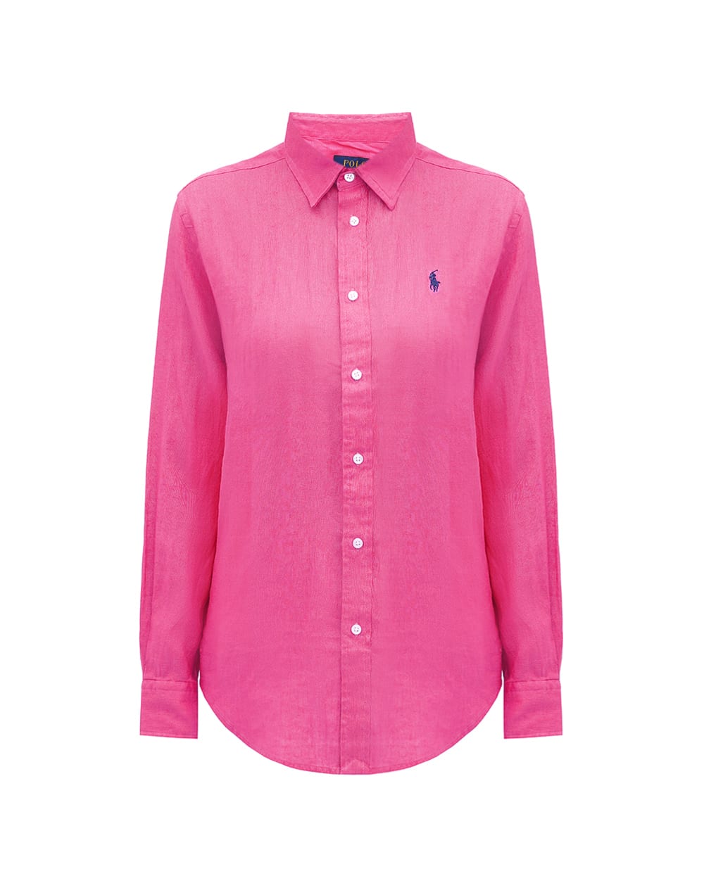 Льняная рубашка Polo Ralph Lauren 211920516014, розовый цвет • Купить в интернет-магазине Kameron