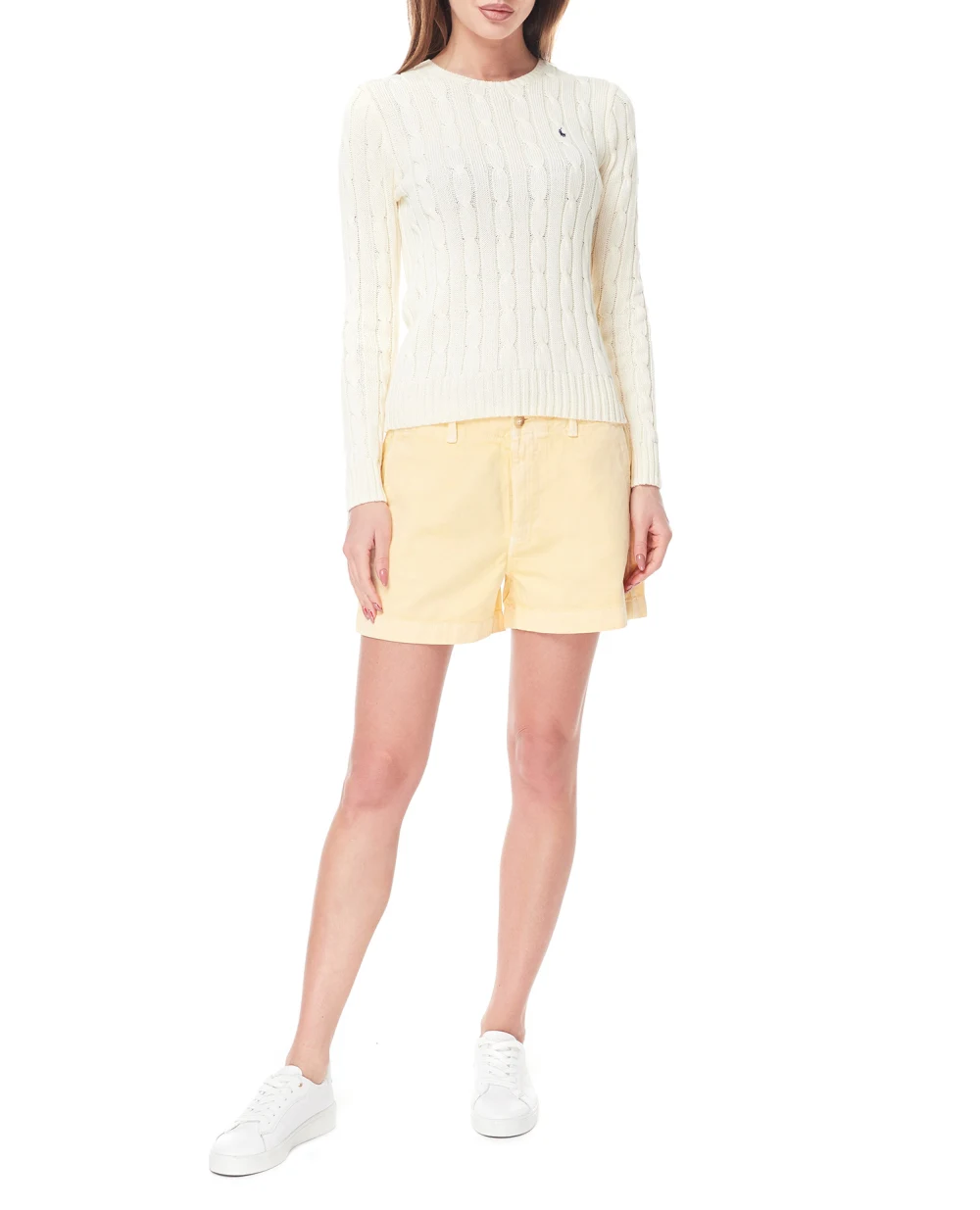 Джемпер Polo Ralph Lauren 211891640010, белый цвет • Купить в интернет-магазине Kameron