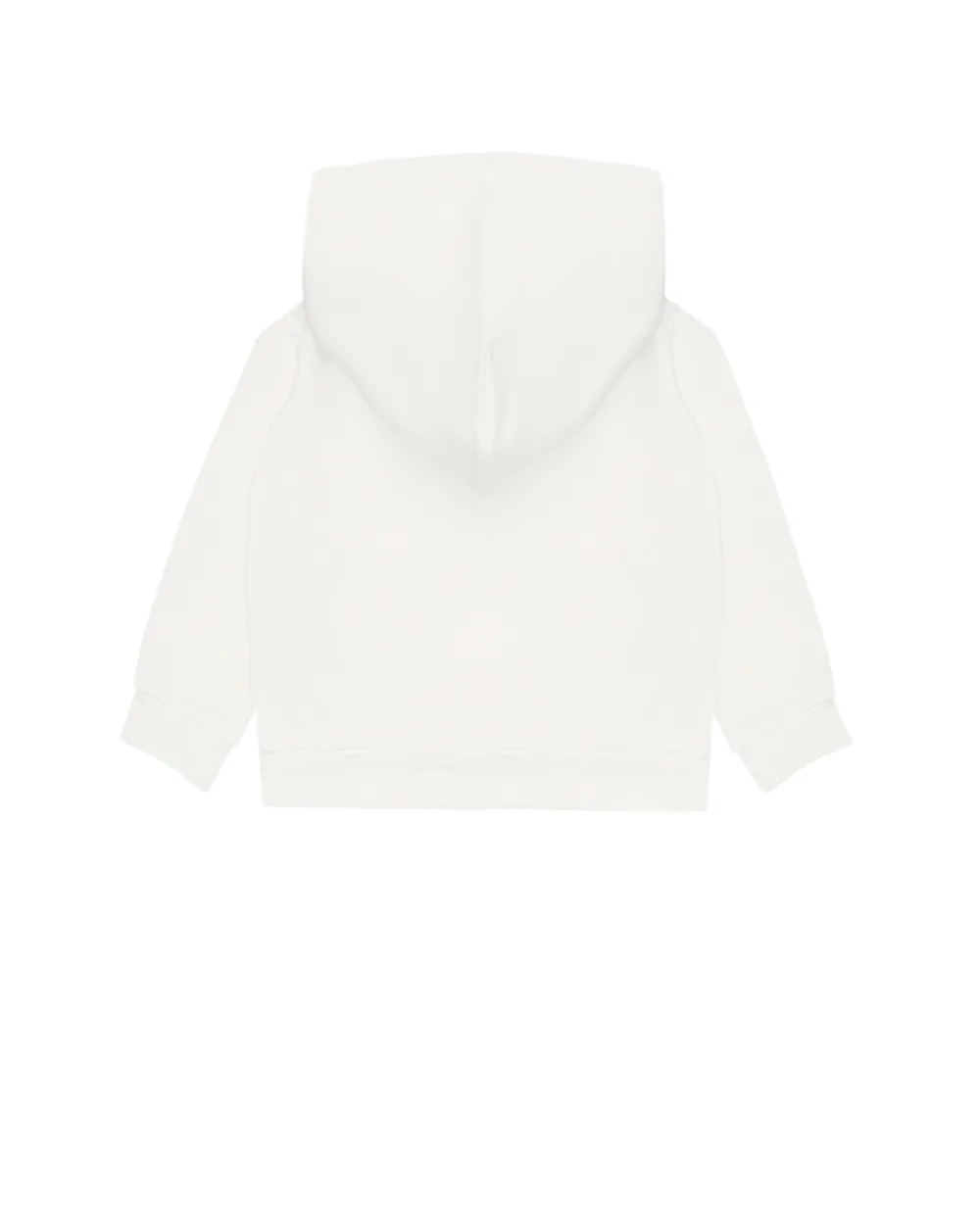 Детское худи Dolce&Gabbana Kids L4JWBM-G7BDI-S, белый цвет • Купить в интернет-магазине Kameron
