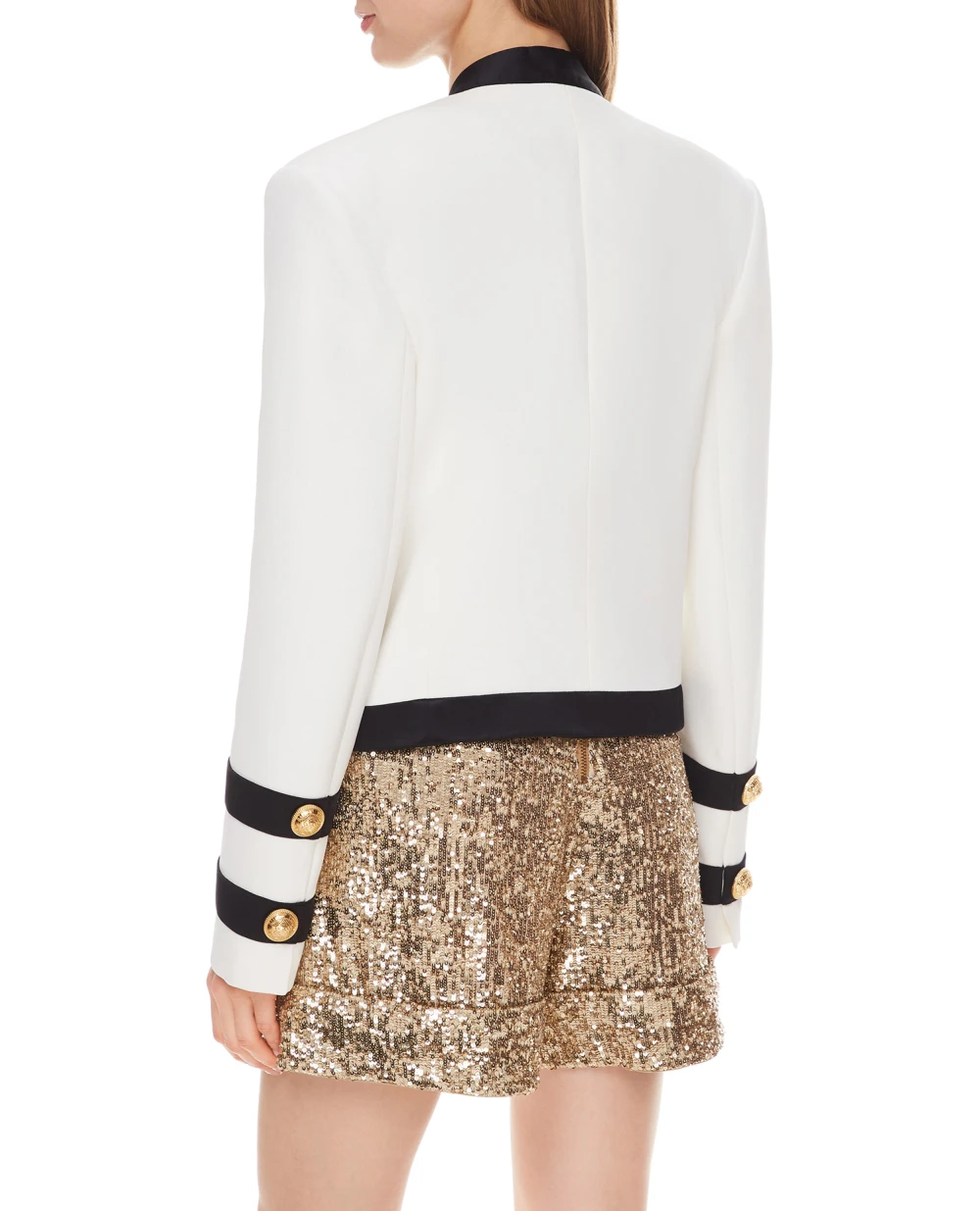 Жакет Balmain VF17575V089, белый цвет • Купить в интернет-магазине Kameron