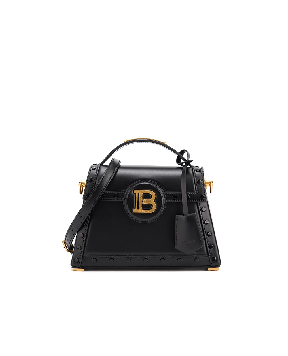 Шкіряна сумка B-Buzz Dynasty Balmain DN1DB910LRHA, чорний колір • Купити в інтернет-магазині Kameron
