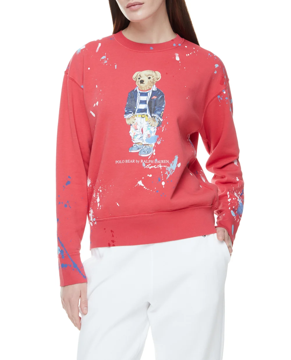 Свитшот Polo Ralph Lauren 211856644001, красный цвет • Купить в интернет-магазине Kameron