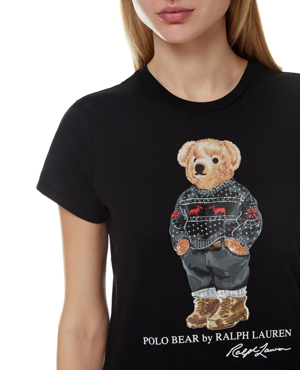 Футболка Polo Ralph Lauren 211846851002, черный цвет • Купить в интернет-магазине Kameron