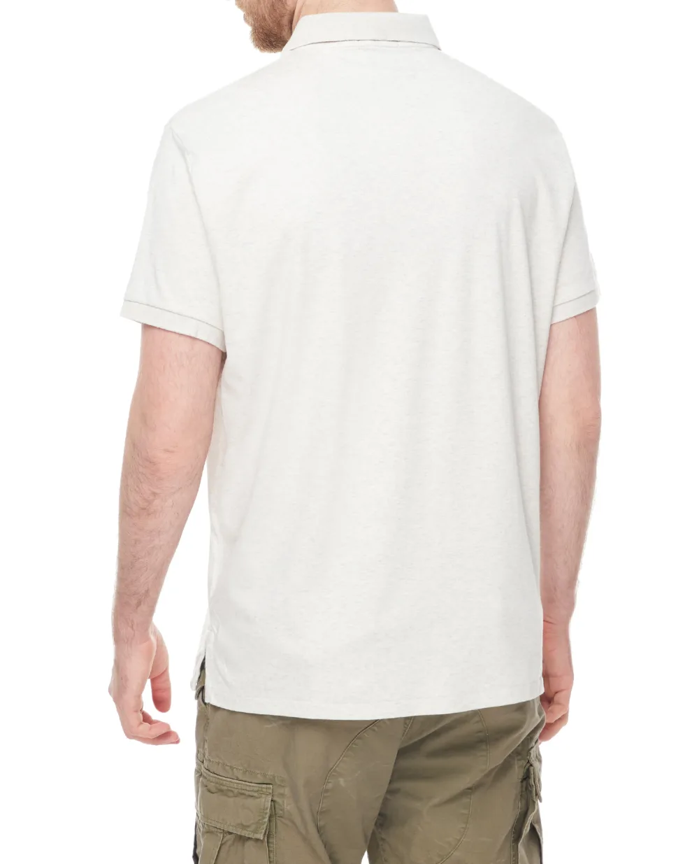 Поло Interlock Polo Ralph Lauren 710713130002, білий колір • Купити в інтернет-магазині Kameron