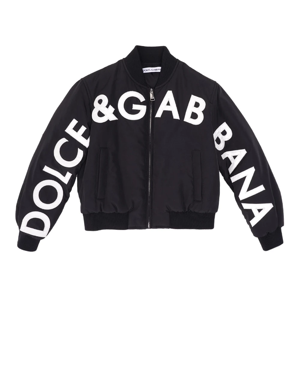 Детская куртка Dolce&Gabbana Kids L4JB6A-G7KK2-B, черный цвет • Купить в интернет-магазине Kameron