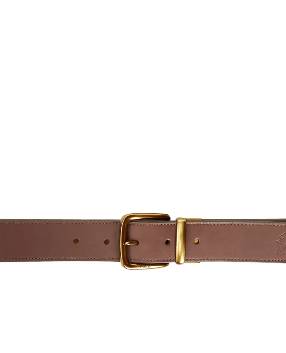 Кожаный ремень Polo Ralph Lauren 405845454001, коричневый цвет • Купить в интернет-магазине Kameron