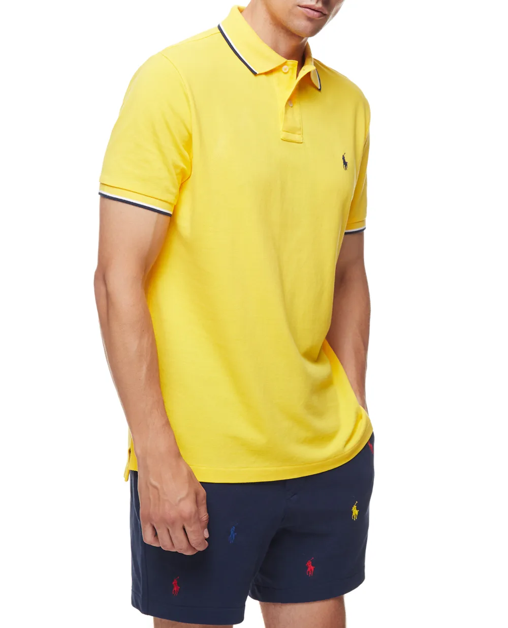 Поло Polo Ralph Lauren 710842621010, желтый цвет • Купить в интернет-магазине Kameron