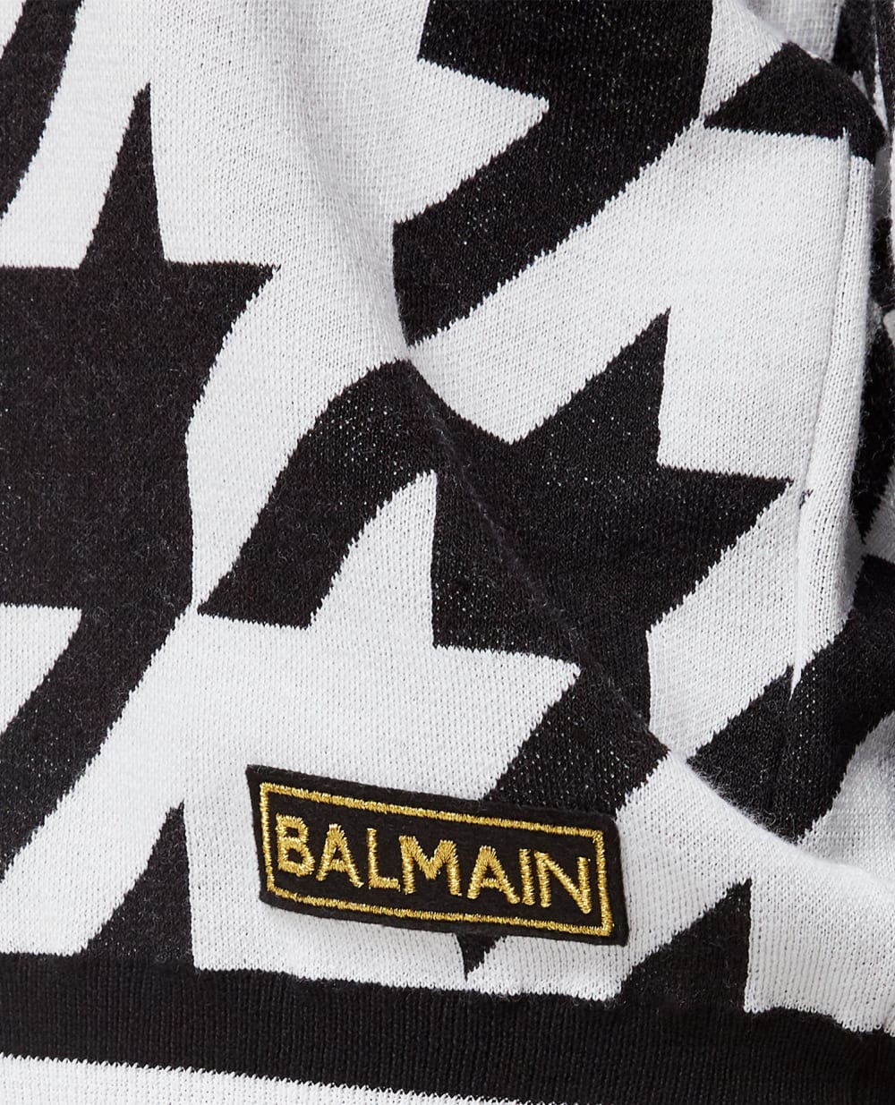 Шерстяной пуловер Balmain YF1KB005KC09, белый цвет • Купить в интернет-магазине Kameron