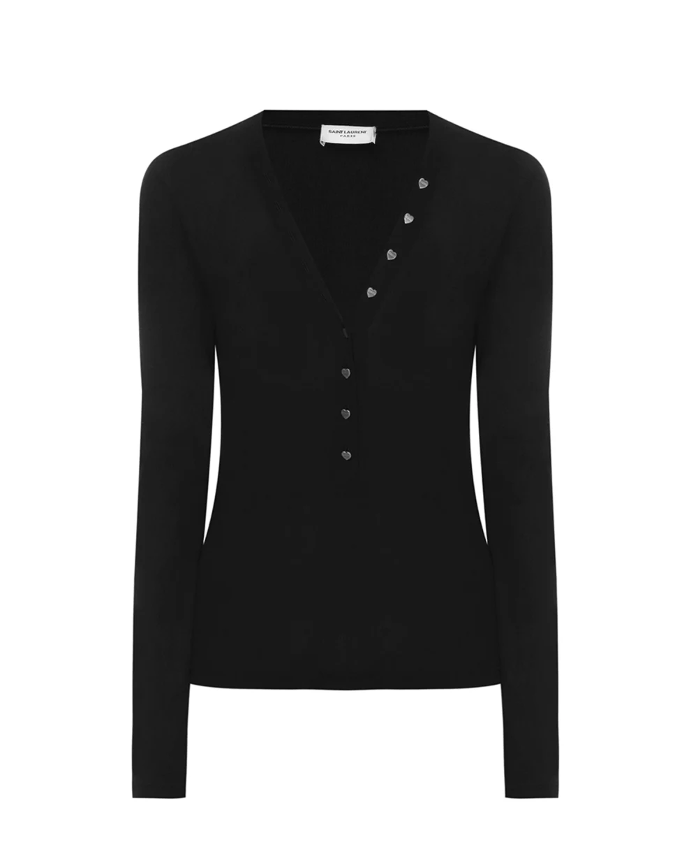 Пуловер Saint Laurent 683744-YB2OZ, черный цвет • Купить в интернет-магазине Kameron
