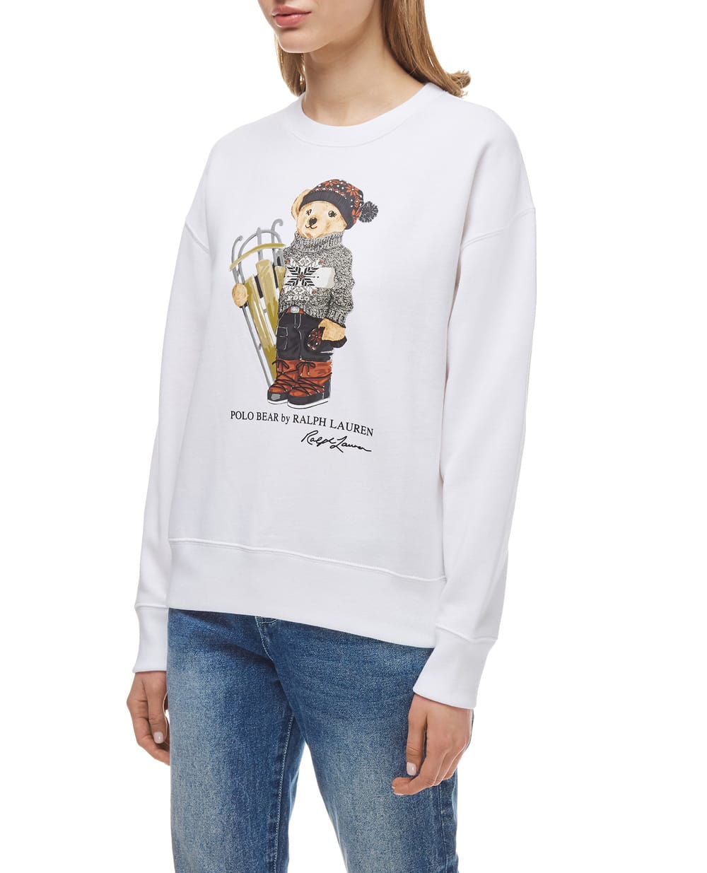 Свитшот Polo Ralph Lauren 211824118001, белый цвет • Купить в интернет-магазине Kameron
