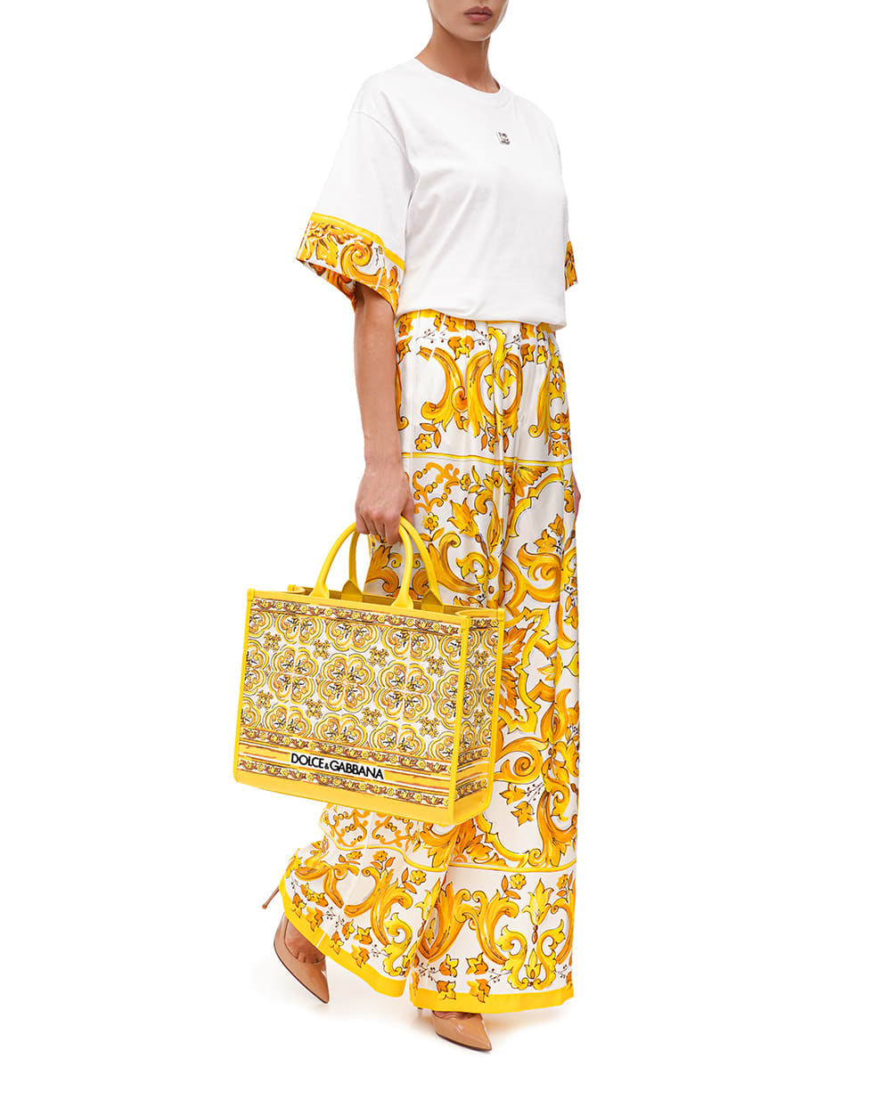 Сумка Daily Medium Dolce&Gabbana BB7277-AW050, желтый цвет • Купить в интернет-магазине Kameron