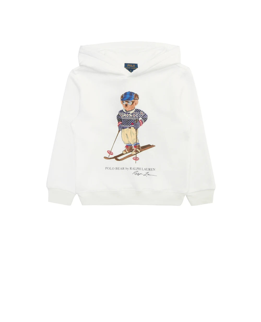 Худи Polo Ralph Lauren Kids 323853823002, белый цвет • Купить в интернет-магазине Kameron
