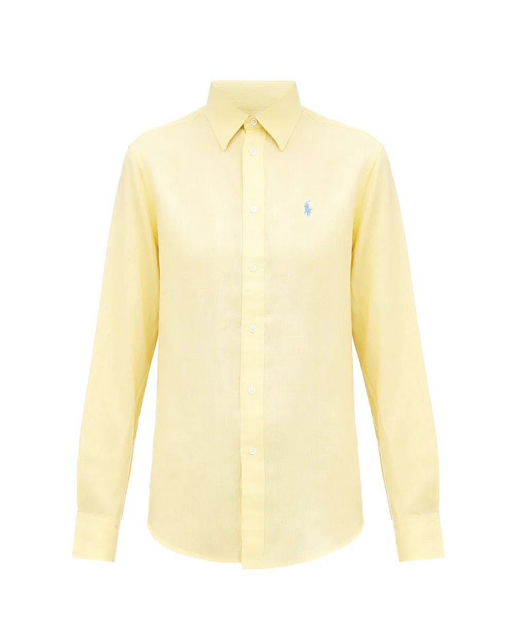 Льняная рубашка Polo Ralph Lauren 211920516017, желтый цвет • Купить в интернет-магазине Kameron