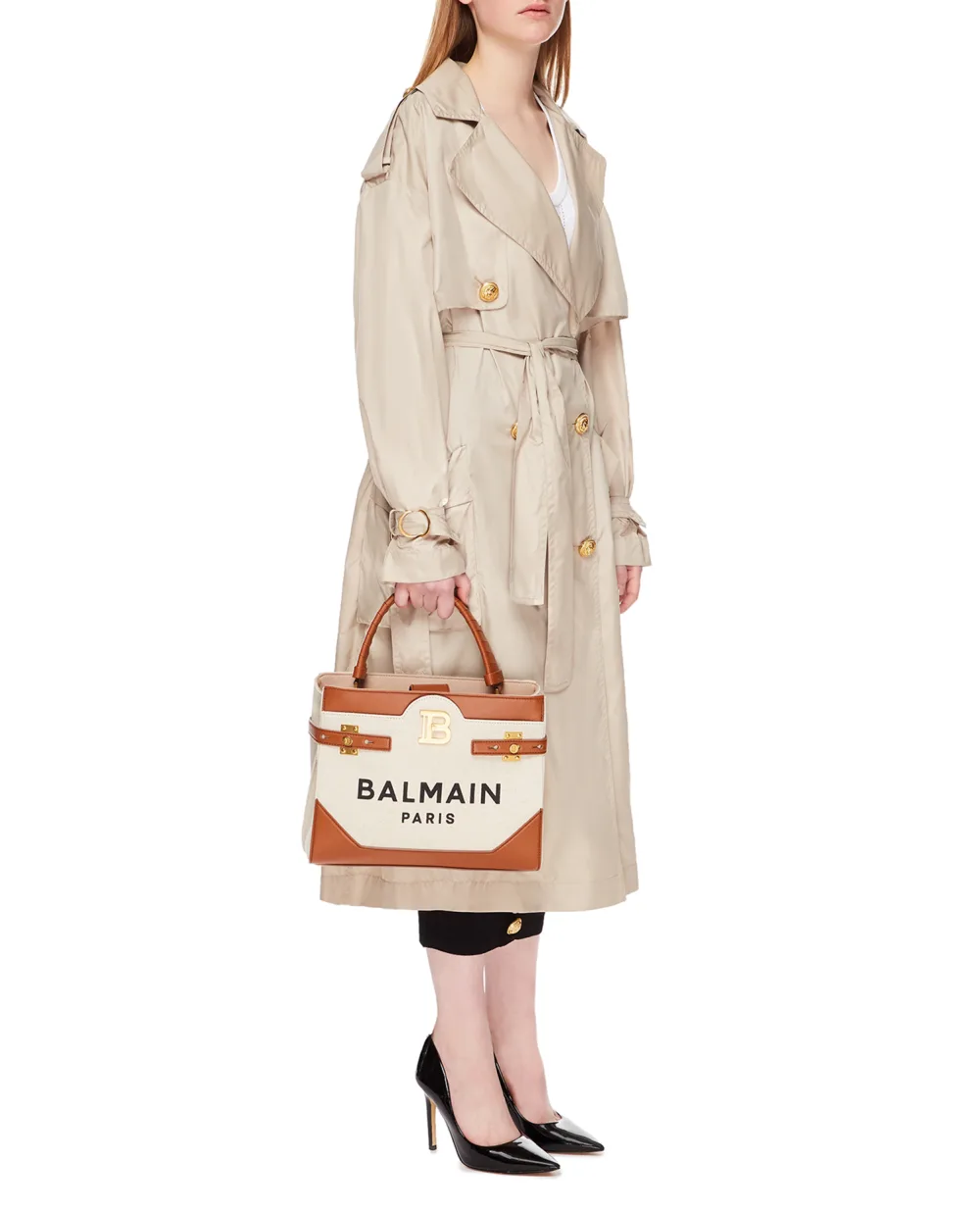 Сумка Balmain YN1DB776TCFN, белый цвет • Купить в интернет-магазине Kameron