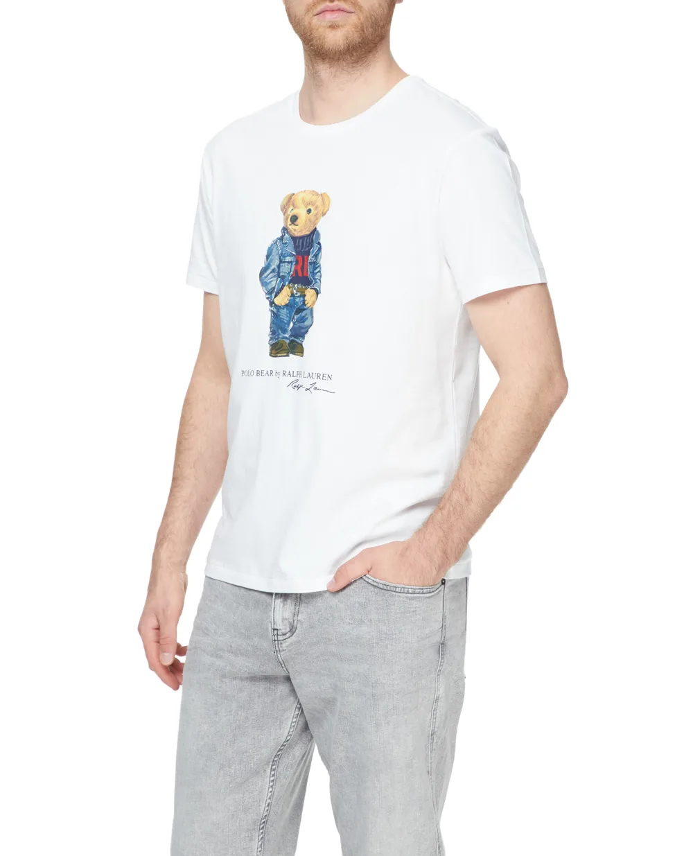 Футболка Polo Ralph Lauren 710853310001, белый цвет • Купить в интернет-магазине Kameron