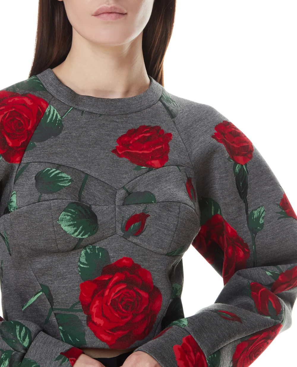 Свитшот Dolce&Gabbana F9L07T-FPG65, серый цвет • Купить в интернет-магазине Kameron