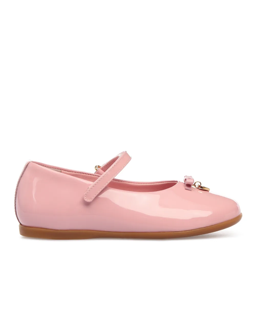 Детские лаковые балетки Dolce&Gabbana Kids D20057-A1328, розовый цвет • Купить в интернет-магазине Kameron