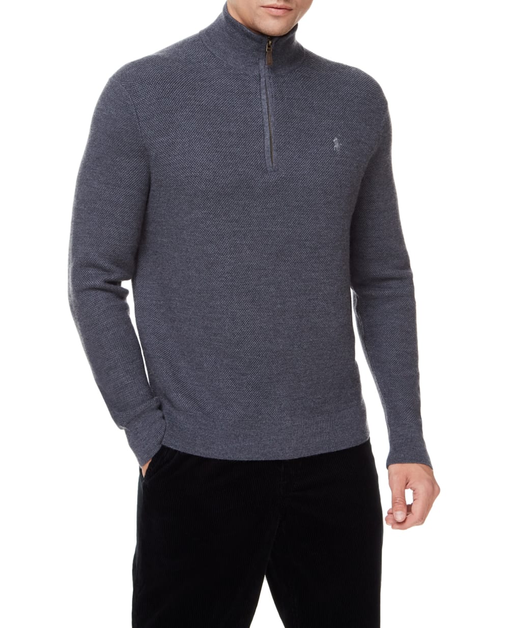 Шерстяной джемпер Polo Ralph Lauren 710839854003, серый цвет • Купить в интернет-магазине Kameron