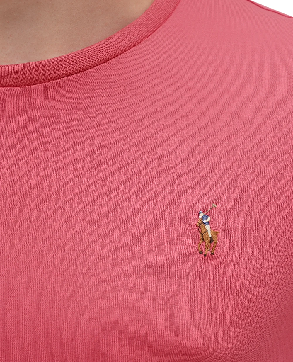 Футболка Polo Ralph Lauren 710740727082, коралловый цвет • Купить в интернет-магазине Kameron