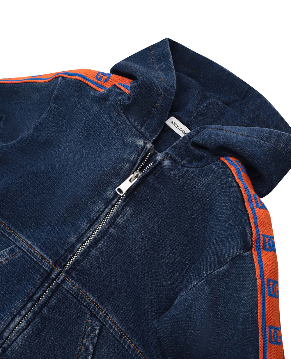 Детское худи (костюм) Dolce&Gabbana Kids L1JWFI-G7E4Y, синий цвет • Купить в интернет-магазине Kameron