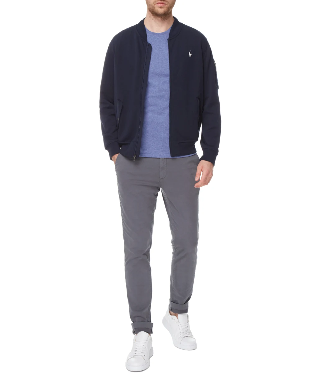 Футболка Polo Ralph Lauren 710671438285, синий цвет • Купить в интернет-магазине Kameron