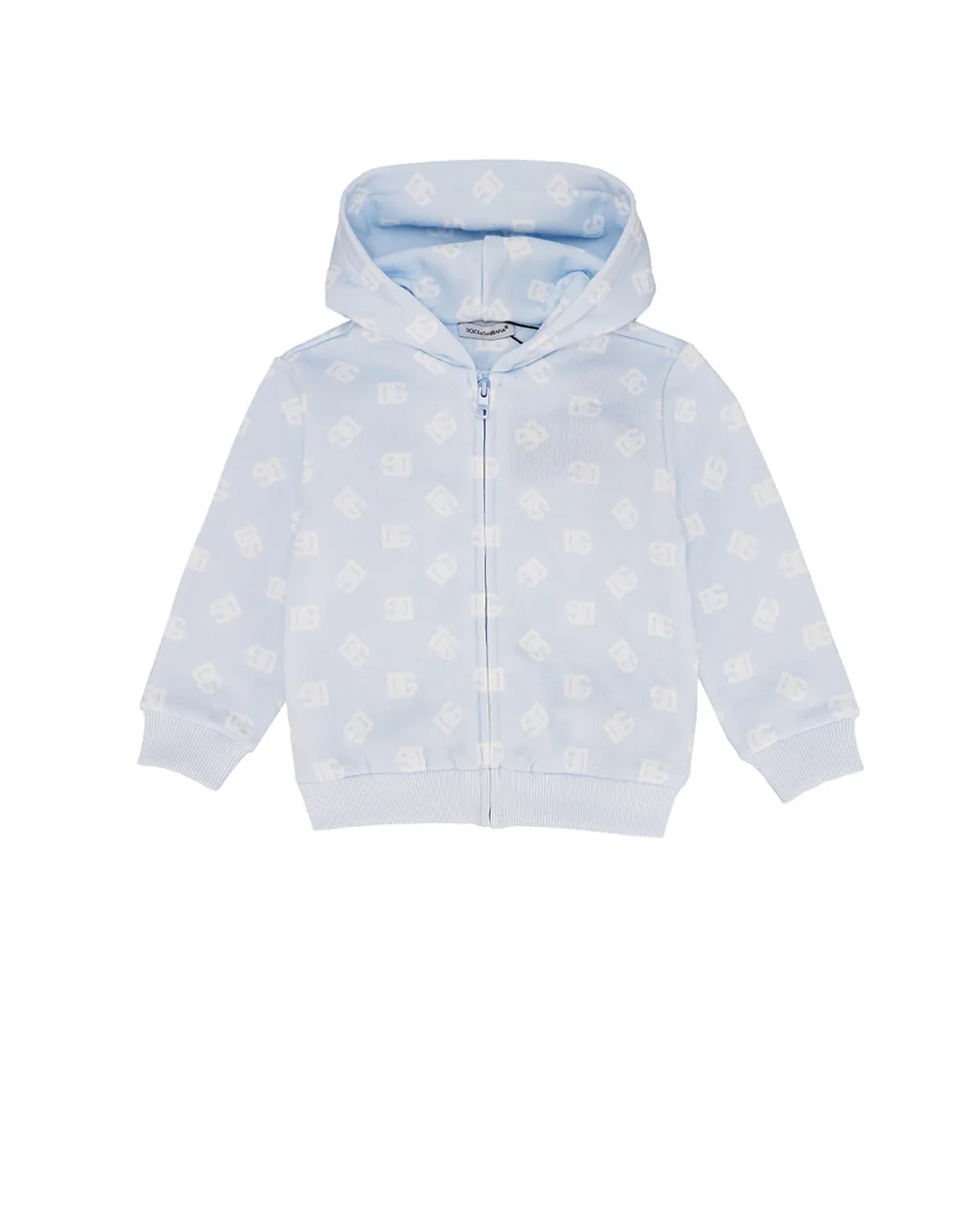 Детская толстовка Dolce&Gabbana Kids L1JWJP-HS7LL, голубой цвет • Купить в интернет-магазине Kameron