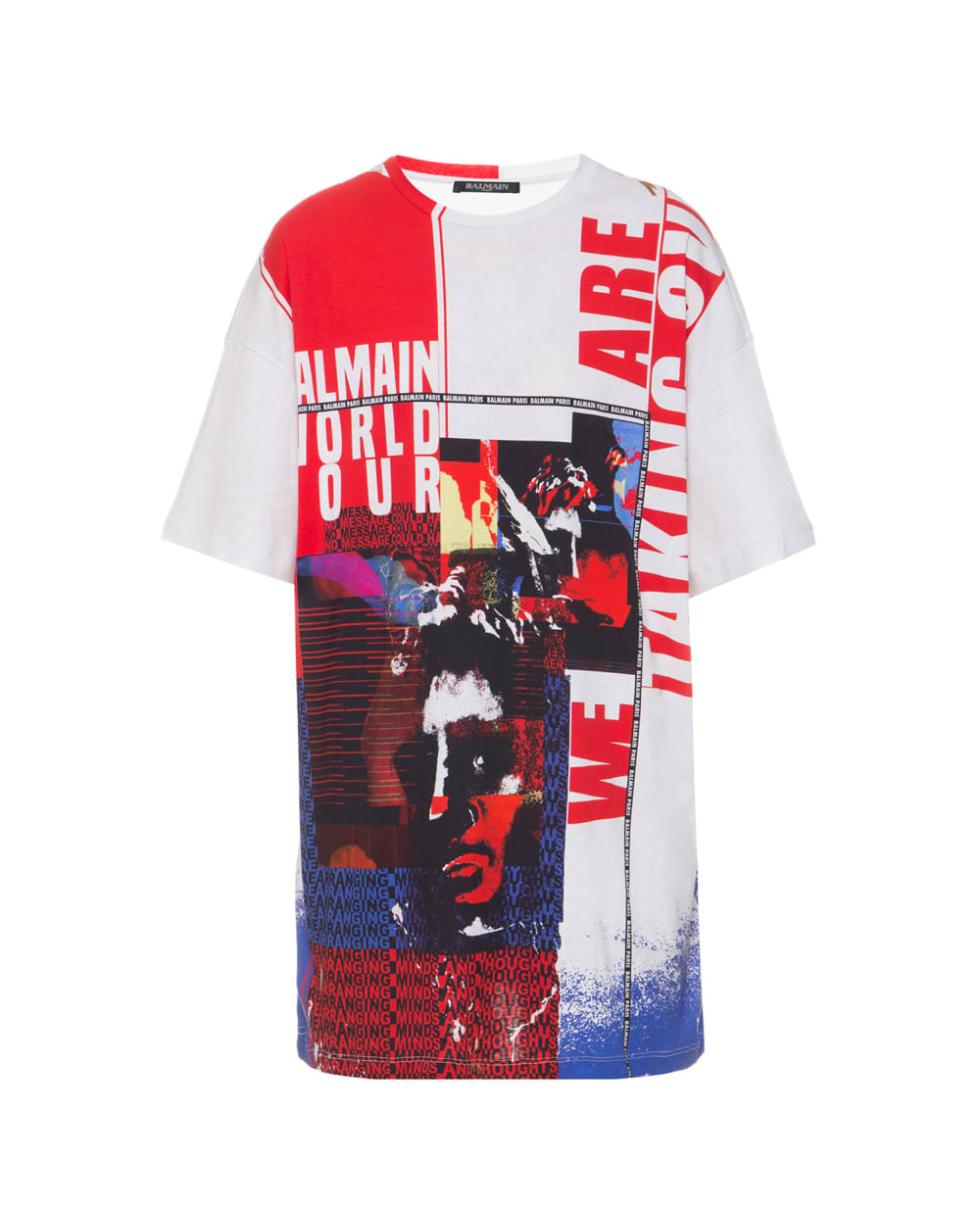 Футболка Balmain RF21012I107, разноцветный цвет • Купить в интернет-магазине Kameron