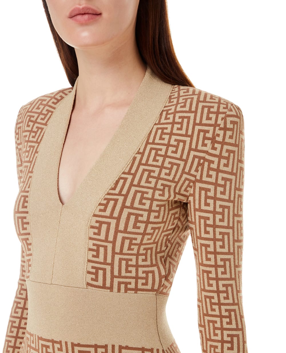 Платье Balmain XF1R8050KB06, разноцветный цвет • Купить в интернет-магазине Kameron