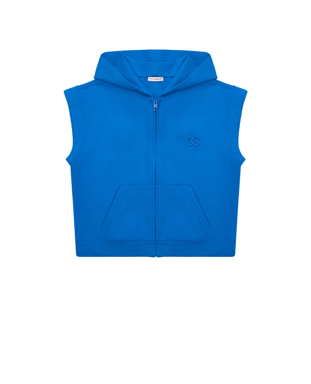 Худи Dolce&Gabbana Kids L4JWCT-G7BYI-S, синий цвет • Купить в интернет-магазине Kameron