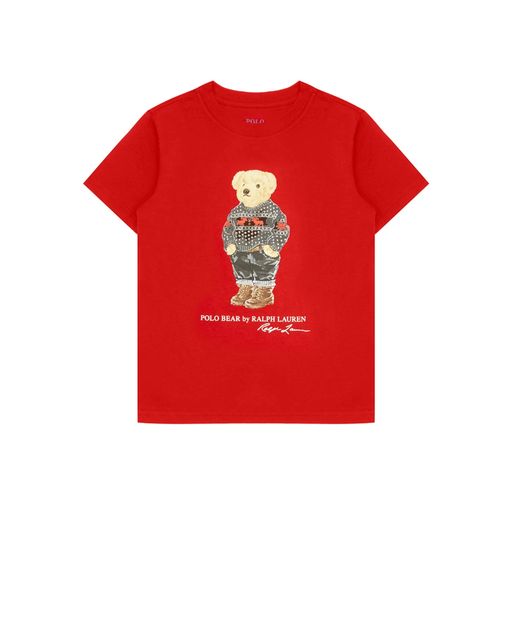 Футболка Polo Ralph Lauren Kids 321853790001, красный цвет • Купить в интернет-магазине Kameron
