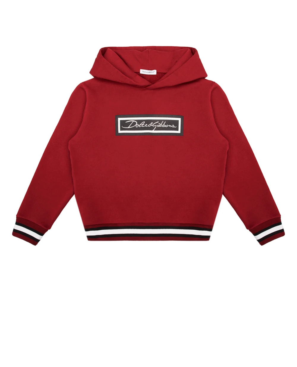 Худи Dolce&Gabbana Kids L4JW2U-G7XQC-S, бордовый цвет • Купить в интернет-магазине Kameron