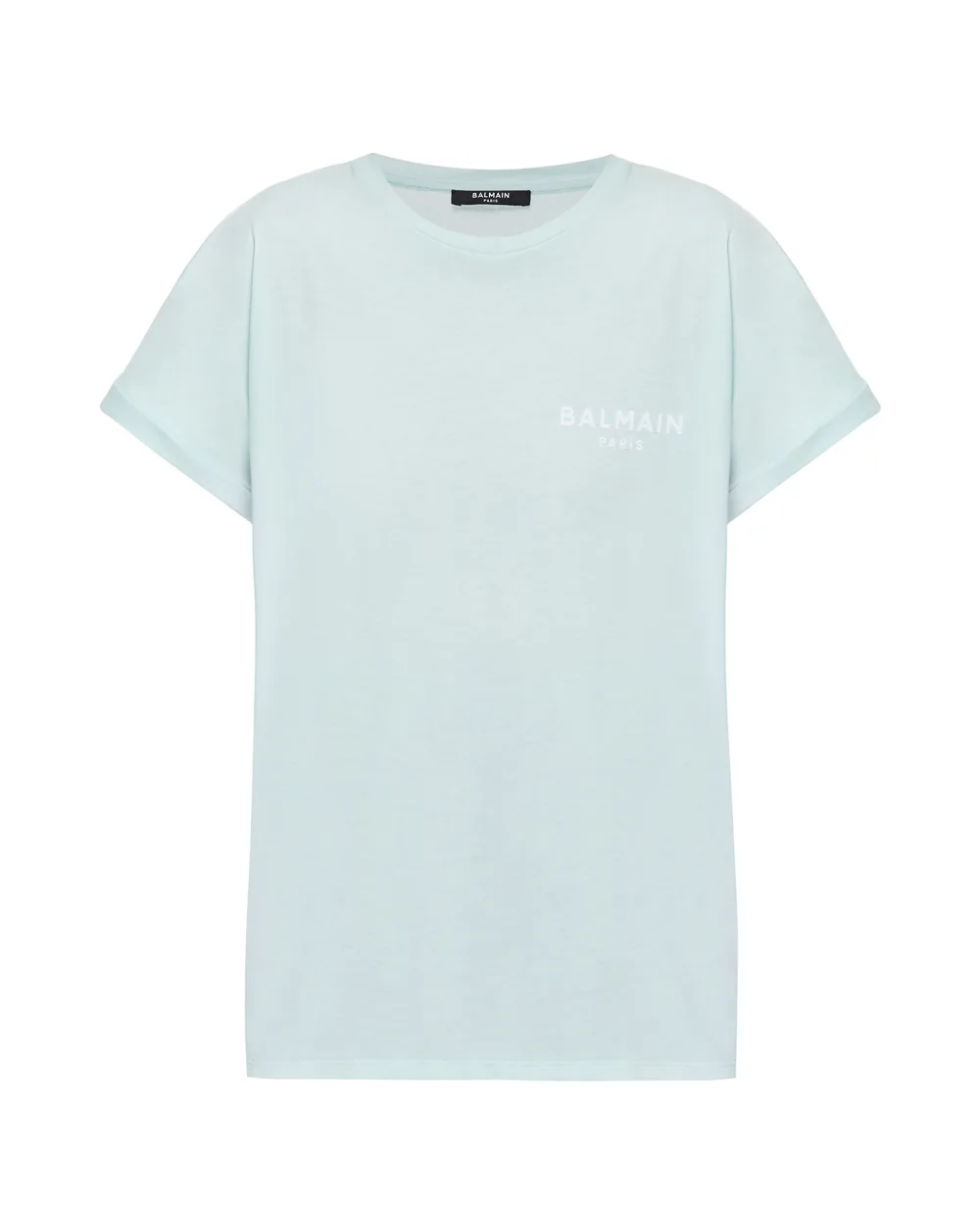 Футболка Balmain WF1EF010B013, мятный цвет • Купить в интернет-магазине Kameron