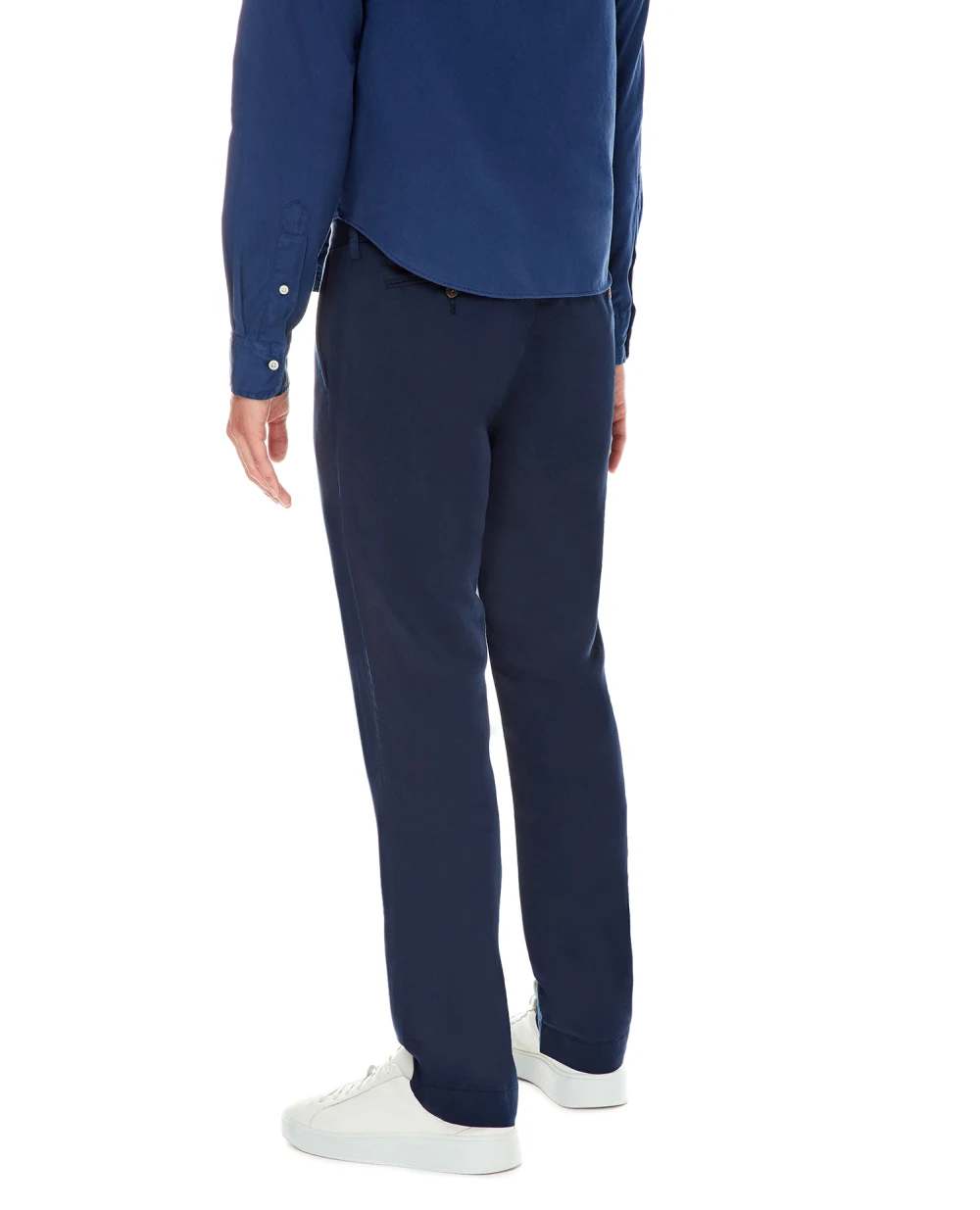 Льняные брюки Polo Ralph Lauren 710794408005, синий цвет • Купить в интернет-магазине Kameron