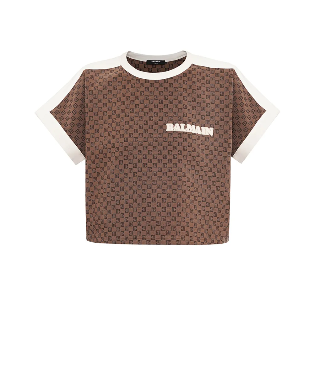 Футболка Balmain BF0EE009BC56, коричневый цвет • Купить в интернет-магазине Kameron