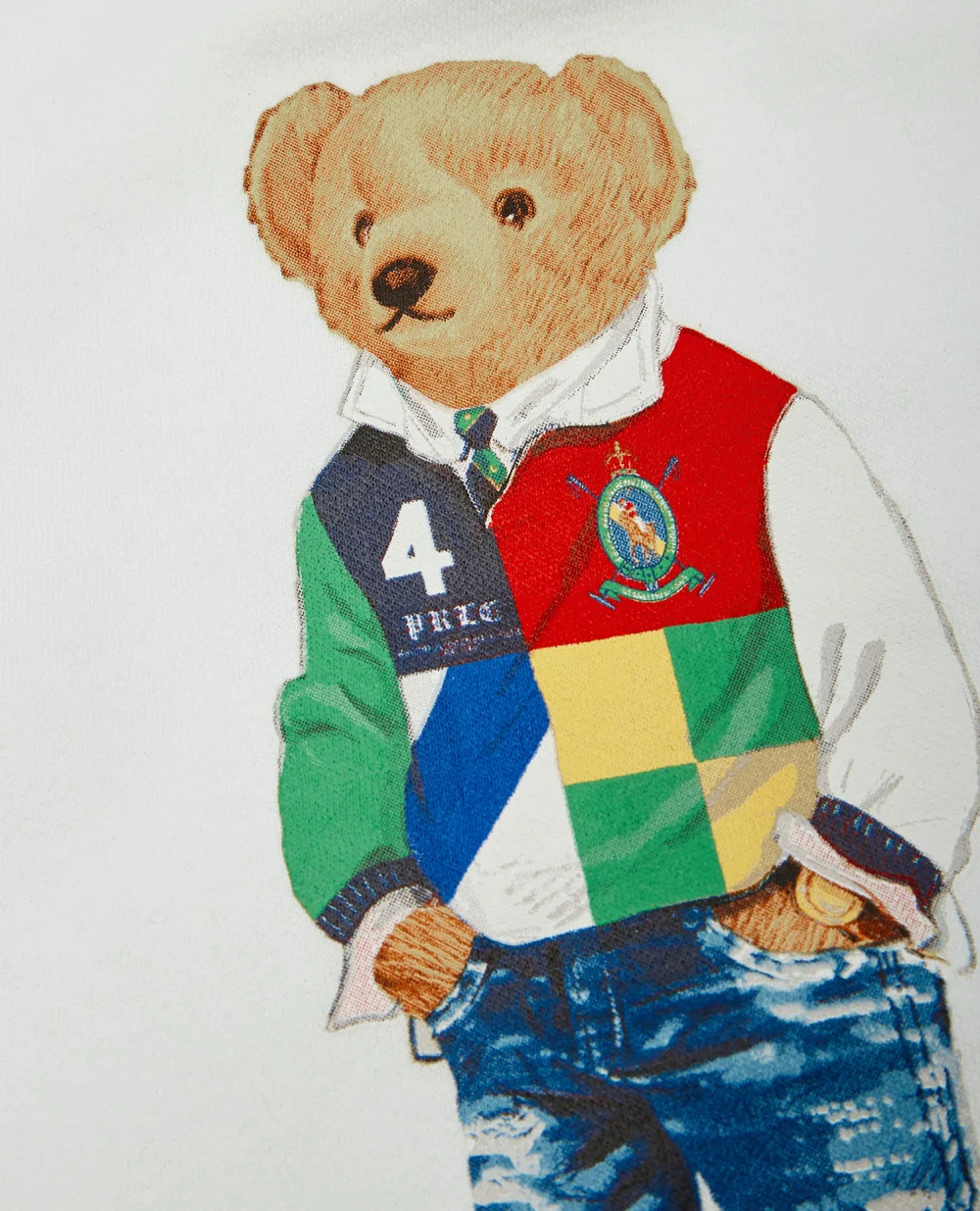 Свитшот Polo Ralph Lauren Kids 321836596002, белый цвет • Купить в интернет-магазине Kameron